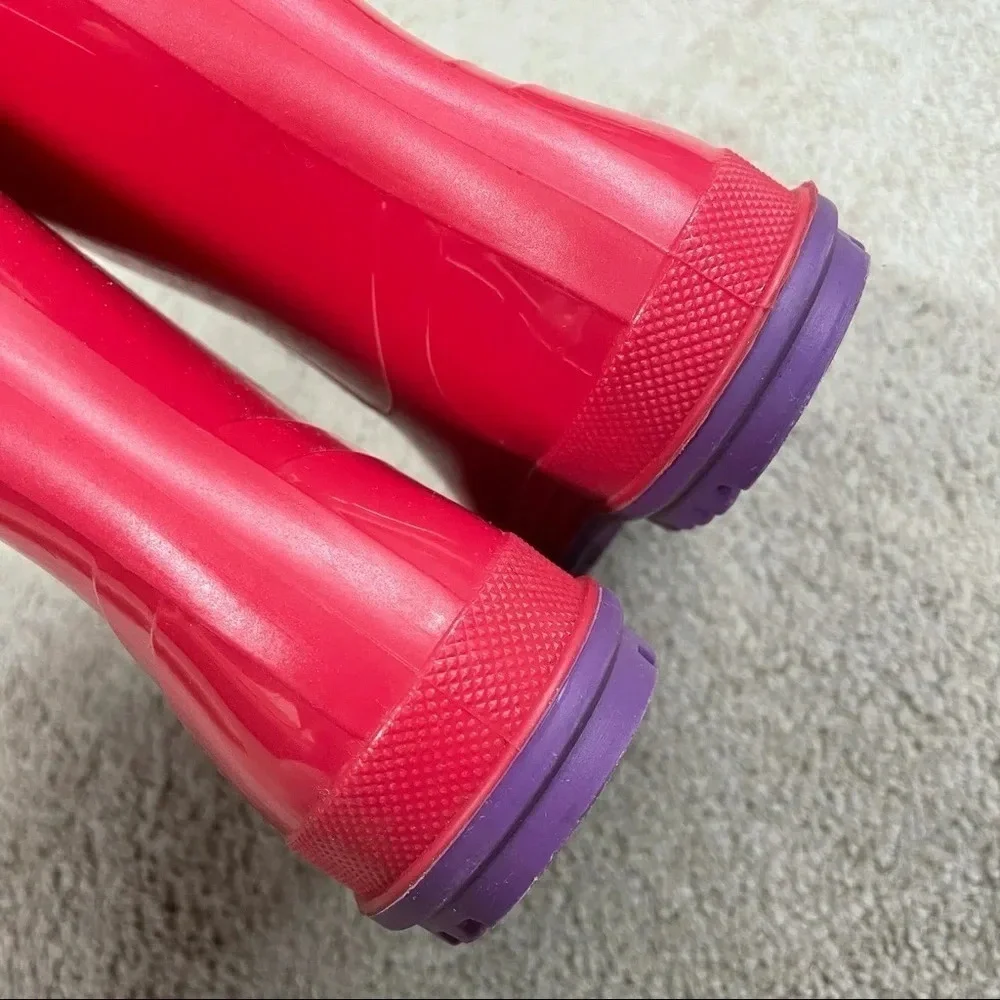 Toddlers Pink Rain Boots size 11-12 Made in Canada